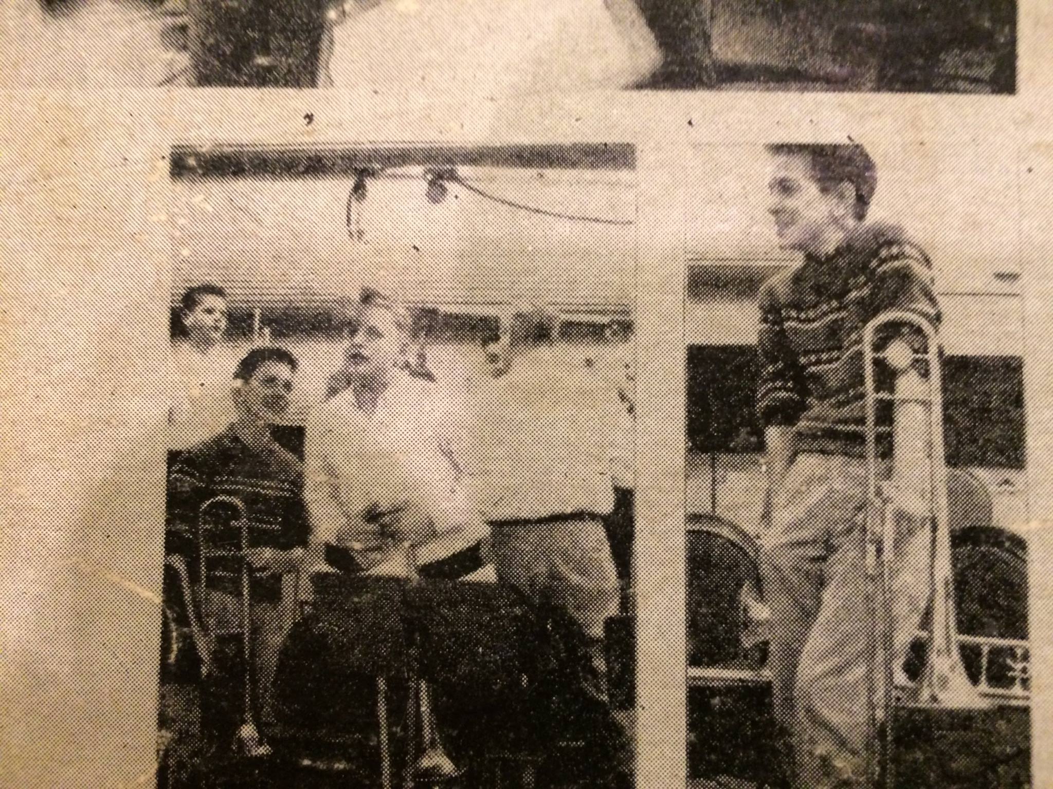 me with don henbest at rko studio recording in nyc 1958